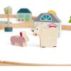 Bigjigs Toys Drevená vláčikodráha pri lese