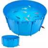 Nádrž na ryby 5000L Skladacia rybničná nádrž s vypúšťacím ventilom, modrá Nádrž na ryby 5000L Skladacia rybničná nádrž s vypúšťacím ventilom, modrá
