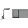 K-StrongSinks S3 Set drez Zala 860x500mm granit sivá + Batéria Stréva chrom K-StrongSinks S3 Set drez Zala 860x500mm granit sivá + Batéria Stréva chrom
