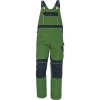 Cerva STANMORE Montérkové nohavice na traky zelená/čierna