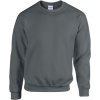 Gildan pánska mikina bez kapucne G18000 Charcoal Solid