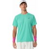 Pánske tričko Asics Game Short Sleeve Top - aurora green - Zelený (L) Pánske tričko Asics Game Short Sleeve Top - aurora green - Zelený (L)