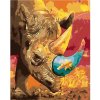 Zuty – Maľovanie podľa čísel – Nosorožec so zlatou rybkou, 40 × 50 cm, plátno + rám 8596530137894 Zuty – Maľovanie podľa čísel – Nosorožec so zlatou rybkou, 40 × 50 cm, plátno + rám 8596530137894