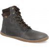 Barefoot pánske zimné topánky Develab - Mid Boot Laces WR Khaki Grained sivé Barefoot pánske zimné topánky Develab - Mid Boot Laces WR Khaki Grained sivé