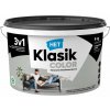 HET Klasik COLOR tónovaná interiérová akrylátová disperzná farba na stenu 4 kg KC 0158 - šedý oceľový HET Klasik COLOR tónovaná interiérová akrylátová disperzná farba na stenu 4 kg KC 0158 - šedý oceľový