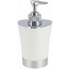 TENDANCE Dávkovač mydla Cuesta, biela/s chrómovými prvkami, 280 ml TENDANCE Dávkovač mydla Cuesta, biela/s chrómovými prvkami, 280 ml