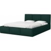 Wilsondo Čalúnená manželská posteľ s úložným priestorom Izabela - zelená Rozmer: 140x200 Wilsondo Čalúnená manželská posteľ s úložným priestorom Izabela - zelená Rozmer: 140x200