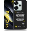 Picasee silikónový čierny obal pre Xiaomi Poco F6 - Kazma - SVĚT PATŘÍ TĚM, CO SE NEPOSEROU Picasee silikónový čierny obal pre Xiaomi Poco F6 - Kazma - SVĚT PATŘÍ TĚM, CO SE NEPOSEROU