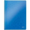 Špirálový zošit, A4, linajkový, 80 listov, LEITZ Wow, modrý Špirálový zošit, A4, linajkový, 80 listov, LEITZ Wow, modrý