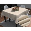 Biante Štvorcový obrus/imitácia brúsenej kože Alcantara ALC-007 Krémovo béžový 120x120 cm Biante Štvorcový obrus/imitácia brúsenej kože Alcantara ALC-007 Krémovo béžový 120x120 cm