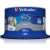 VERBATIM BD-R SL Datalife (50-pack)Blu-Ray/Spindle/6x/25GB Wide Printable VERBATIM BD-R SL Datalife (50-pack)Blu-Ray/Spindle/6x/25GB Wide Printable