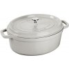Staub Hrniec oválny 33 cm 6,7 l biely hľuzovka