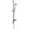 Hansgrohe Crometta - Set sprchovej hlavice, 2 prúdy, mydlovničky, tyče a hadice, biela/chróm 26553400