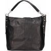 Dámska kožená kabelka Italia Ramma - čierna Dámska kožená kabelka Italia Ramma - čierna