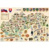 Popular Mapa Slovenska 160 dielov Popular Mapa Slovenska 160 dielov