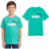 Detské tričko juniorské T-SHIRT PUMA s krátkym rukávom bavlnené, veľkosť 152 Detské tričko juniorské T-SHIRT PUMA s krátkym rukávom bavlnené, veľkosť 152