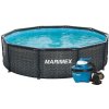 Bazén Marimex Florida 3,05x0,91 m s pieskovou filtráciou - motív RATAN Bazén Marimex Florida 3,05x0,91 m s pieskovou filtráciou - motív RATAN