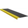 Manutan Protišmykový profil na schody, úzky, čierno-žltý, 250 cm Manutan Protišmykový profil na schody, úzky, čierno-žltý, 250 cm