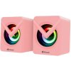 Kisonli L-1040 Reproduktory AUX, 2x2.5W - Ružová Kisonli L-1040 Reproduktory AUX, 2x2.5W - Ružová