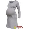 Tehotenská nočná košeľa na kojenie dlhý rukáv Eva Šedý melír, Veľkosť S/M+Jožánek Tehotenská nočná košeľa na kojenie DR Eva Šedý melír, Veľkosť S/M Tehotenská nočná košeľa na kojenie dlhý rukáv Eva Šedý melír, Veľkosť S/M+Jožánek Tehotenská nočná košeľa na kojenie DR Eva Šedý melír, Veľkosť S/M