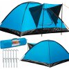 Turistický stan malcom Pre 4 Osoby, modrý, 200x200 cm, vodný stĺpec 2000 mm Turistický stan malcom Pre 4 Osoby, modrý, 200x200 cm, vodný stĺpec 2000 mm