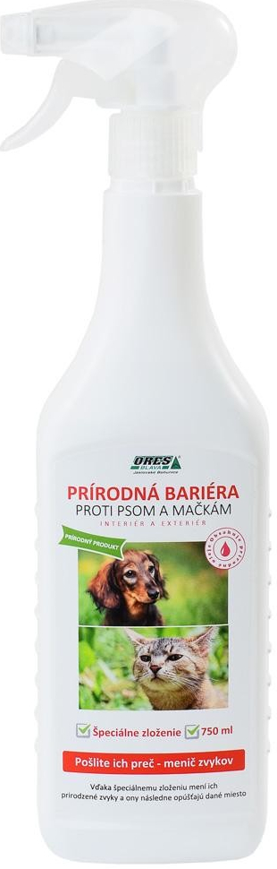 Prírodná bariéra proti psom a mačkám 750 ml