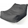 Sablio Sedací vak Lounge SOFTY Graphite 80 x 95 x 50 cm