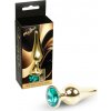 MyLove Toys - Jewellery Gold BUTT PLUG- Green MyLove Toys - Jewellery Gold BUTT PLUG- Green