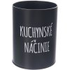 Stojan Kuchynské náčinie BLACK Stojan Kuchynské náčinie BLACK