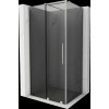 MEXEN/S - Velár sprchovací kút, posuvné dvere 100 x 90, grafit, nikel kartáčovaný 871-100-090-41-97 MEXEN/S - Velár sprchovací kút, posuvné dvere 100 x 90, grafit, nikel kartáčovaný 871-100-090-41-97