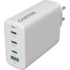 Canyon OnCharge 140ACC, vysokorýchlostná univerzálna nabíjačka do steny, 3xUSB-C 140W/100W/65W, 1xUSB-A 60W, biela CNS-CUW140ACC Canyon OnCharge 140ACC, vysokorýchlostná univerzálna nabíjačka do steny, 3xUSB-C 140W/100W/65W, 1xUSB-A 60W, biela CNS-CUW140ACC