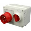 Prívodka nástenná 16A/400V/5P so spínačom IP44 - VPS 1653 (SEZ DK) Prívodka nástenná 16A/400V/5P so spínačom IP44 - VPS 1653 (SEZ DK)