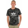 tričko pánske ALPHA INDUSTRIES - black camo_100501C tričko pánske ALPHA INDUSTRIES - black camo_100501C