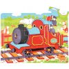 Bigjigs Toys Drevené puzzle Vlak 9 dielov Bigjigs Toys Drevené puzzle Vlak 9 dielov