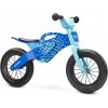 Drevený balančný bicykel s pumpičkovými kolesami, odrážadlo TOYZ ENDURO, modrý Drevený balančný bicykel s pumpičkovými kolesami, odrážadlo TOYZ ENDURO, modrý