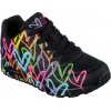 SKECHERS-Uno Highlight Love black/multi Čierna 42