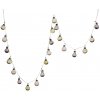 MADAM STOLTZ Girlanda Ball Recycled Glass Colorful 155 cm MADAM STOLTZ Girlanda Ball Recycled Glass Colorful 155 cm