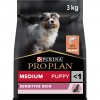 Purina Pro Plan Medium Puppy Sensitive Skin losos 3 kg