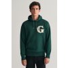 Gant G GRAPHIC HOODIE zelená