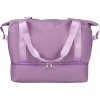 PETERSON svetlofialová dámska cestovná taška z odolného polyesteru ptn 23033 PETERSON svetlofialová dámska cestovná taška z odolného polyesteru ptn 23033