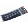 Čierne sťahovacie pásky 2,5x150mm 100ks pr.35mm 8kg nylon PA66 EXTOL PREMIUM 8856154