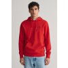 Gant LOGO SCRIPT HOODIE RUBY RED