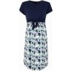 BELLYBUTTON MATERNITY tehotenské šaty midi s krátkym rukávom, modré, veľkosť L BELLYBUTTON MATERNITY tehotenské šaty midi s krátkym rukávom, modré, veľkosť L
