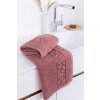Matějovský Sophia Rose Pink - bavlnené uteráky, osušky staroružová Egyptská bavlna 70x140 cm Matějovský Sophia Rose Pink - bavlnené uteráky, osušky staroružová Egyptská bavlna 70x140 cm