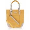 Paolo Peruzzi Shopper taška + kozmetická taštička E-23-YL | žltá E-23-YL Paolo Peruzzi Shopper taška + kozmetická taštička E-23-YL | žltá E-23-YL