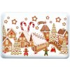 TORO Melamínový servírovací podnos 40x27cm perníčková dedinka