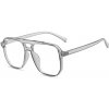 Techsuit Anti-Blue Light Glasses Reflex PC PC28014-C8 - Square - Clear