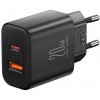 Joyroom JR-TCF05 sieťová nabíjačka USB / USB-C 20W + kábel USB-C, čierna Joyroom JR-TCF05 sieťová nabíjačka USB / USB-C 20W + kábel USB-C, čierna