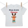 Boodyy Tričko s krátkym rukávom Moje druhé Vianoce so sobíkom a menom dieťatka 68 (3-6 mesiacov) Boodyy Tričko s krátkym rukávom Moje druhé Vianoce so sobíkom a menom dieťatka 68 (3-6 mesiacov)