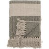 Bloomingville Bavlnený prehoz Green Recycled Cotton 160 × 130 cm Bloomingville Bavlnený prehoz Green Recycled Cotton 160 × 130 cm